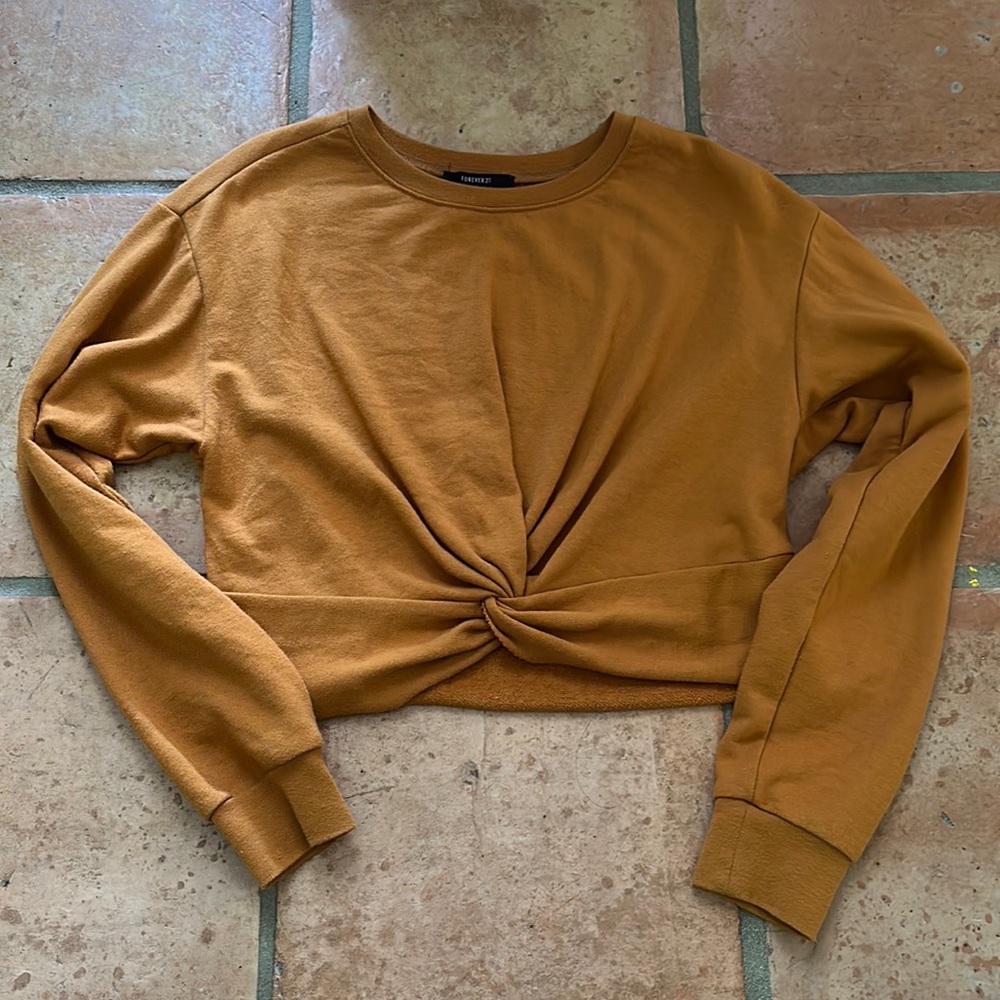 Yellow/orange long sleeve, worn once